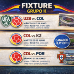Calendario confirmado de la Selección Colombia en el Mundial 2026